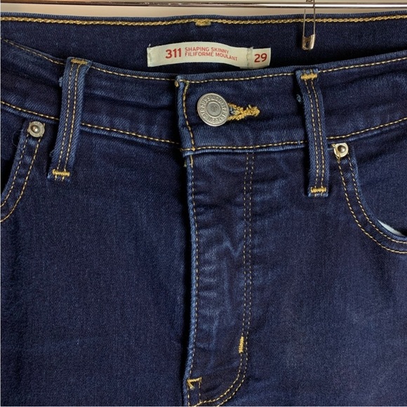 LEVI'S Indigo Denim Jeans - size 29 - Picture 4 of 9